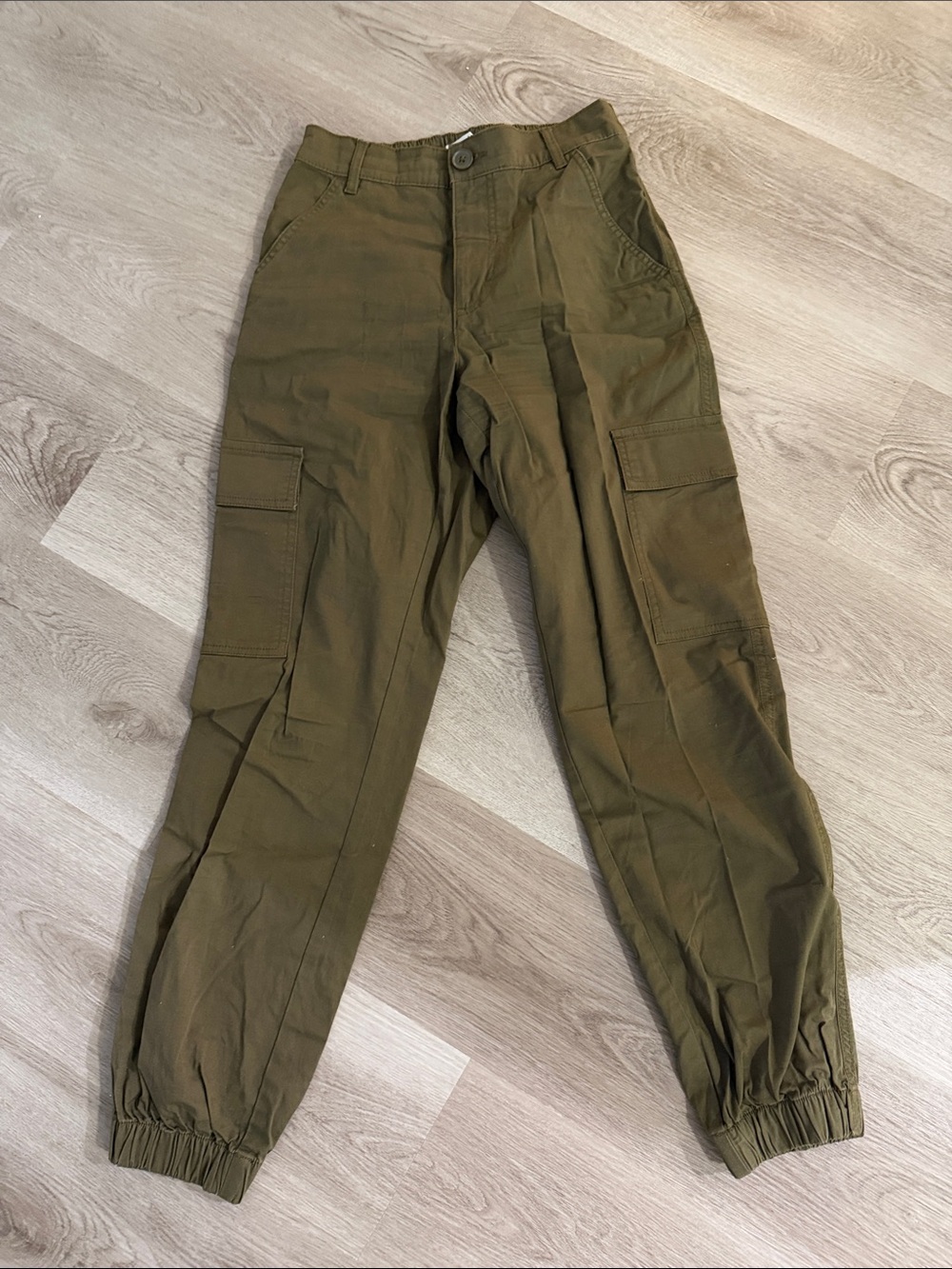 Garage Olive Cargo Jogger Pants